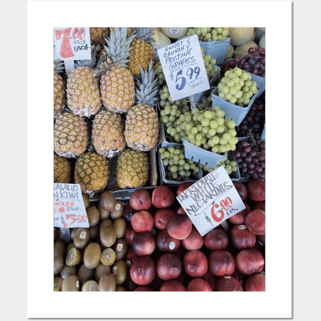 Fresh Fruit, Pike Place Farmers Market Wall Art by kcvg